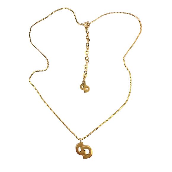 Chistian Dior Offset CD Initial Necklace - Picture 7 of 11